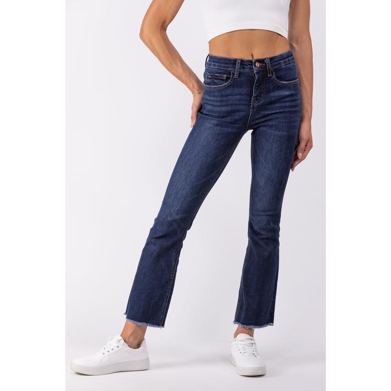 Lovervet Take Me Higher High-Rise Kick Flare Tummy Control Denim